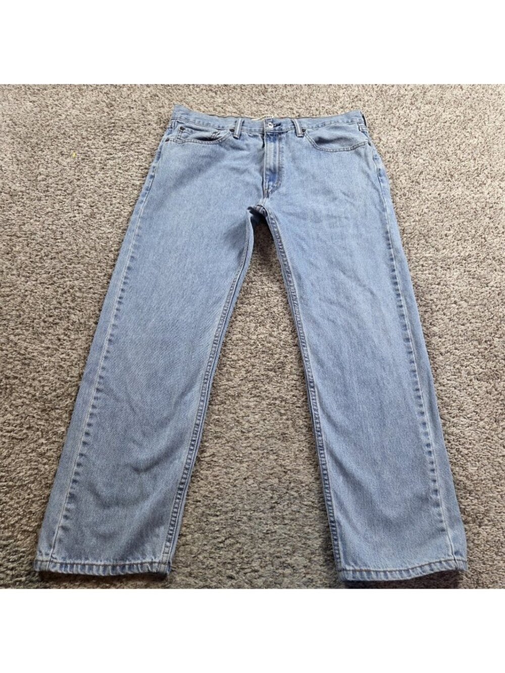 Levis 505 Jeans Mens 36x29 Tag 36x30 Regular Straight Denim Medium Wash